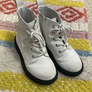 Tucker and Tate white boots